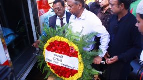 সিলেট কেন্দ্রীয় শহিদমিনারে জহির খান লায়েকের প্রতি সর্বস্তরের মানুষের শ্রদ্ধা নিবেদন