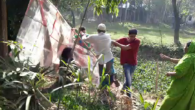 জৈন্তাপুরে পুলিশ কনস্টেবলের বাড়িতে প্রতিপক্ষের আগুন দেয়ার অভিযোগ