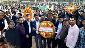 ভাষা শহীদদের প্রতি সিলেট অনলাইন প্রেসক্লাবের শ্রদ্ধা নিবেদন