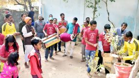পৌষ সংক্রান্তি উপলক্ষ্যে মাতৃভক্তি যুব সমাজকল্যাণ সংস্থার নগর কীর্ত্তন