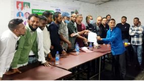 সিলেট মহানগর স্বেচ্ছাসেবকদলের ২৫,২৬ ও ২৭নং ওয়ার্ডে তথ্য উপাত্ত ফরম বিতরণ