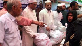 গেলাপগঞ্জের বাঘায় তজম্মুল আলী ট্রাস্টের উদ্যোগে খাদ্য সামগ্রী বিতরণ সম্পন্ন