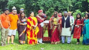 শেষ হলো হুমায়ুন কাবেরী বলদের সুন্দরী বউ নাটকের শুটিং