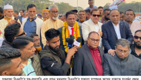 যুক্তরাজ্য বিএনপি’র সহ-সভাপতি আবেদ রাজাকে সংবর্ধনা