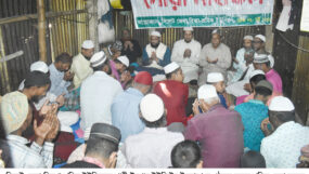 শ্রমিক নেতার মাগফেরাত কামনায় সিলেট জেলা  রিকশা শ্রমিক ইউনিয়নের দোয়া মাহফিল