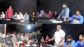 সাদা কাগজে স্বাক্ষর নিয়ে মনগড়া রেজুলেশন তৈরি করে ওয়ার্ড সভাপতিকে বহিষ্কারের চেষ্টা করায় ৯নং ওয়ার্ড বিএনপির এক প্রতিবাদ সভা