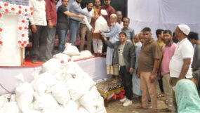 কুয়ার পার ওয়েলফেয়ার এসোসিয়েশন ইউ.কে’র খাদ্য সামগ্রী বিতরণ ও প্রবাসী সংবর্ধনা