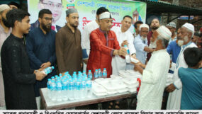 দেশনেত্রী বেগম খালেদা জিয়ার রোগমুক্তি কামনায় কাজিটুলায় ইফতার বিতরণ
