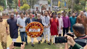 স্বাধীনতা দিবসে সিলেট জেলা বিএনপির পুষ্পস্তবক অর্পণ