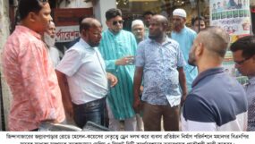 হেলেন-কয়েসের নেতৃত্বে জিন্দাবাজারে ড্রেনের উপর ব্যবসা প্রতিষ্ঠান নির্মাণ : ব্যবসায়ীদের দূর্ভোগ