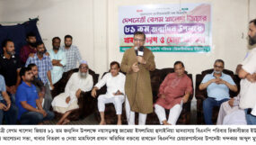 বেগম খালেদা জিয়ার জন্মদিনে মাদ্রাসায় খাবার বিতরণ ও দোয়া মাহফিল