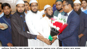 সিলেটের জেলা প্রশাসকের সাথে ইসলামী যুব আন্দোলন সিলেট মহানগরের সৌজন্য সাক্ষাত