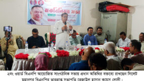 তৃণমূল বিএনপিকে সুসংগঠিত করতে আমরা বদ্ধপরিকর : কয়েস লোদী