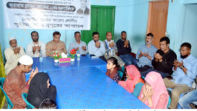 সিলেটে আরাফাত রহমান কোকোর মৃত্যুবার্ষিকী পালন