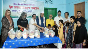 প্রতিবন্ধী শিক্ষার্থীদের মধ্যে গ্রীণ ডিসএ্যাবল্ড ফাউন্ডেশনের ঈদ উপহার সামগ্রী বিতরণ