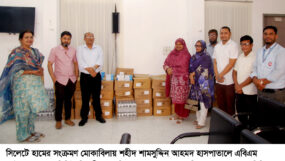 সিলেটে হামের সংক্রমণ মোকাবিলায় এগিয়ে এলো এবিএম ফাউন্ডেশন ও ডা. নজমুস সাকিব