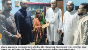 দক্ষিণ সুরমায় জুলাই শহীদ শাহাজাহানের পরিবারের পাশে জামায়াত