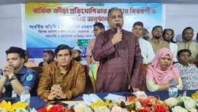 লেখাপড়ার পাশাপাশি শিক্ষার্থীদের খেলাধুলাও করতে হবে : এমপি এমরান আহমদ চৌধুরী