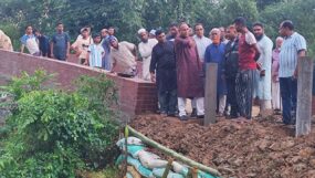 ঐতিহাসিক ‘দেওয়ানের পুল’র সংস্কার কাজ পরিদর্শনে এমপি এমরান আহমদ চৌধুরী