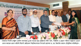 সিলেট সেন্ট্রাল ডেন্টাল কলেজে ১১তম ব্যাচের নবীন বরণ ও এপ্রোন পরিধান অনুষ্ঠান সম্পন্ন