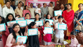মুক্তাক্ষর ও সপ্তক সংগীত বিদ্যালয়ের ট্যালেন্টপুল ও কৃতি শিক্ষার্থীদের সম্মাননা প্রদান