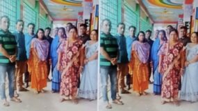 শাল্লায় স্কুল ফাঁকি দিয়ে সমিতি গঠনের প্রচারণা; বিতর্কের মধ্যে সরকারি হলরুমে সম্মেলনের ডাক