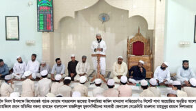 সিলেটে শাহজালাল জামেয়া নাজিরেরগাওয়ে কিশোরকন্ঠ পাঠক ফোরামের দোয়া মাহফিল