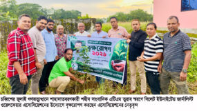 সিলেটে সাংবাদিক তুরাব স্মরণে ইউনাইটেড জার্নালিস্ট এসোসিয়েশনের বৃক্ষরোপণ