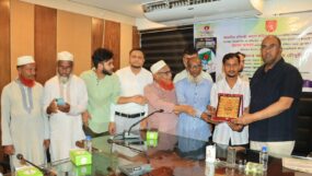 রহমানীয়া প্রতিবন্ধী কল্যাণ ফাউন্ডেশনের সংবর্ধনাঅনুষ্ঠানে সিসিক প্রশাসক