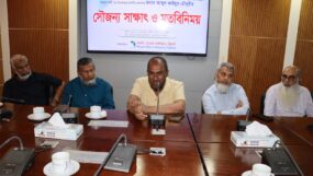 সুরমা মেডিকেল সার্ভিসেস লিমিটেডের কর্মকর্তাদের সঙ্গে মতবিনিময় সভায় সিসিক প্রশাসক