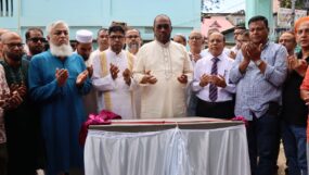 এইডেড হাইস্কুলে বহুতল মসজিদের ভিত্তিপ্রস্তর স্থাপন অনুষ্ঠানে সিসিক প্রশাসক