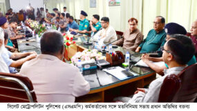 সিলেটে কোন ধরনের অপরাধমূলক কর্মকাণ্ড প্রশ্রয় দেওয়া হবে না : খন্দকার মুক্তাদির