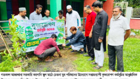 চেতনা যুব পরিষদের সপ্তাহব্যাপী বৃক্ষরোপণের উদ্বোধন
