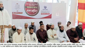 সিলেটে শাহজালাল জামেয়া নাজিরেরগাঁওয়ে কিশোরকন্ঠের দোয়া মাহফিল