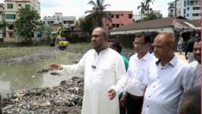 ঘাসিবিল পুনরুদ্ধার কাজ পরিদর্শনে সিসিক প্রশাসক