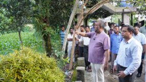 কুমারগাঁও বাসস্ট্যান্ডের পুকুর পরিষ্কারের ঘোষণা সিসিক প্রশাসকের