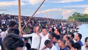 বিয়ানীবাজারে বাংলার চিরায়ত সংস্কৃতি নৌকাবাইচে উপস্থিত হয়ে অনুপ্রেরণা যোগালেন এমপি এমরান চৌধুরী