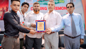 আশিয়ান গ্রুপ সিলেট উশু চ্যাম্পিয়নশিপে সম্মাননা ক্রেস্ট পেলেন মো. আরিফ উদ্দিন ওলি