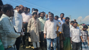 ৮৬ কোটি টাকার সড়কে নিম্নমানের কাজের অভিযোগ; এমপির বিরুদ্ধে এক কোটি টাকা চাঁদা দাবির পাল্টা অভিযোগ!