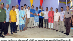 কুমারী পূজা ও শতহস্তে দুর্গাপূজার প্রস্তুতি পরিদর্শন করেছেন বাংলাদেশ পূজা উদযাপন পরিষদের প্রতিনিধি দল