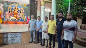বিভিন্ন পূজা মণ্ডপ পরিদর্শন করলেন সিলেট মহানগর বিএনপির সভাপতি-সম্পাদক সহ নেতৃবৃন্দ