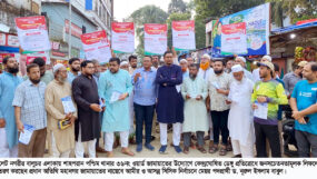 বালুচরে ৩৬নং ওয়ার্ড জামায়াতের ডেঙ্গু সচেতনতা কর্মসূচি