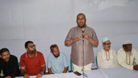মিরাপাড়া পূর্বটিলা পরিদর্শনকালে সিসিক প্রশাসক