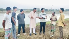 সিলেটে কৃষি জমি রক্ষার দাবিতে কৃষকদের আন্দোলনে ক্ষেতমজুর ও কৃষক ফ্রন্টের সংহতি